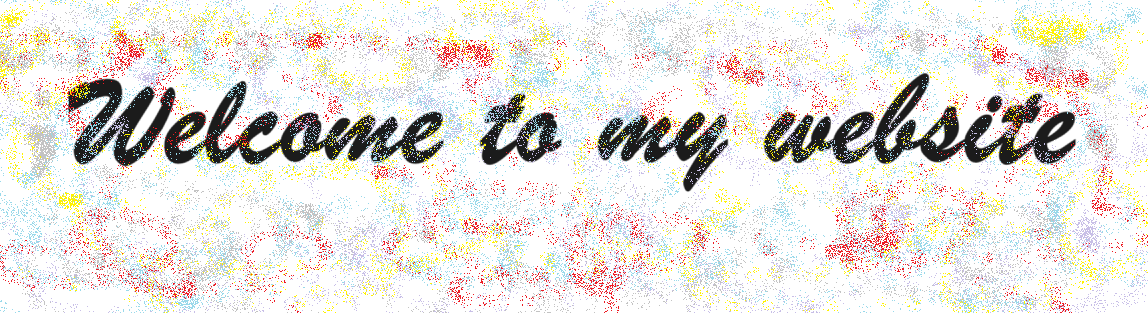 welcome to my website